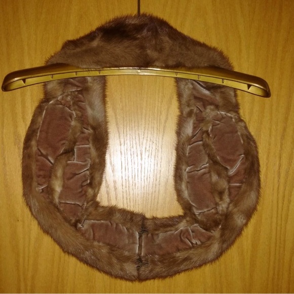 Rare Vintage Double Russisn SABLE Mink Fur Stole Wrap or Collar Scarf Scarve - Picture 5 of 12